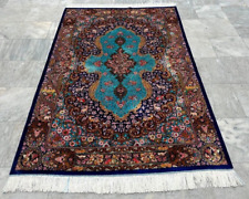 Impresionante alfombra ilustrada de alta calidad Hall Way hermosa alfombra de seda para decoración del hogar, 4x6 pies, usado segunda mano  Embacar hacia Argentina
