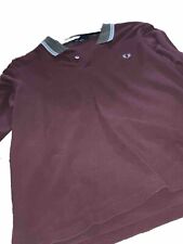 Fred perry burgundy for sale  BIRMINGHAM