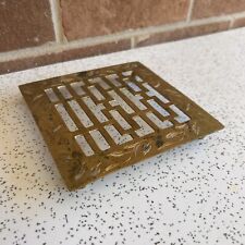 Old World Antique Etched Brass Trivet, Made in India, Patina Present for sale  Shipping to South Africa