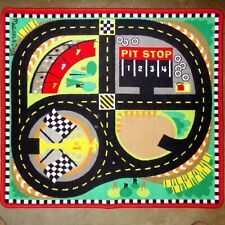 Tapete de pista de corrida Melissa & Doug Round the Speedway 39" x 35" LIMPO comprar usado  Enviando para Brazil