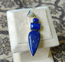 Lapis Lazuli Pendant 925 Silver Handmade Jewelry Women Designer Necklace for sale  Shipping to South Africa