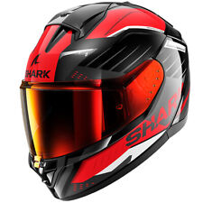 Capacete Shark Ridill 2 Bersek motocicleta rosto inteiro preto vermelho branco KRA comprar usado  Enviando para Brazil
