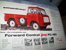1956 Willys FC-150 Pickup lrg-mag caminhão anúncio - "Controle Avançado Jeep FC-150" introdução comprar usado  Enviando para Brazil