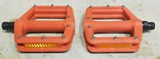 Pedales planos compuestos para bicicleta de montaña Dr. Bike 9/16" husillo de acero naranja tachonado segunda mano  Embacar hacia Argentina