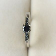 Moissanite noire bague d'occasion  France