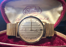 Reloj de pulsera vintage Omega oro amarillo liso 14K para hombre 34 mm, usado segunda mano  Embacar hacia Argentina