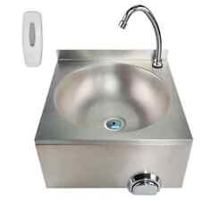 Used, Kitchen Knee Operated Wash Sink Tap Hands Free Basin Commercial Stainless Steel  for sale  Shipping to South Africa