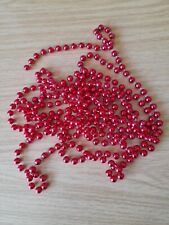 Perlenkette perlengirlande rot gebraucht kaufen  Oberaula