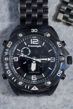 Reloj de buceo clásico para hombre Freestyle Heavy Precision 2.0 negro FS8508 Ana-Dig, usado segunda mano  Embacar hacia Argentina