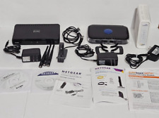 Lote de roteadores, modem, adaptador USB sem fio. Usado. Netgear, D-Link, Arris comprar usado  Enviando para Brazil