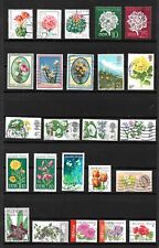 Lot timbres fleurs d'occasion  Domène