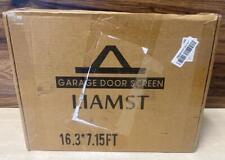 Used, LIAMST Reinforced Fiberglass Garage Door Screen Magnetic, Hands Free 16x7FT for sale  Shipping to South Africa