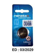 RENATA CR2450N LITHIUM BATTERIES 3V CELL COIN BUTTON SWISS MADE EXP 03/2029 for sale  Shipping to South Africa