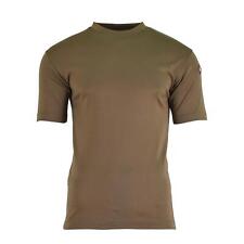 Camisetas originais do exército suíço cáqui secagem rápida respirável roupa esportiva excedente comprar usado  Enviando para Brazil