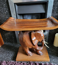 Hardwood ashanti stool for sale  PLYMOUTH