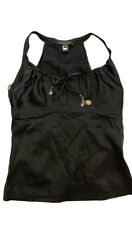 Roberto Cavalli Silk Black Sexy Stretch Cami Top Blouse Size S-L Charms A1 for sale  Shipping to South Africa