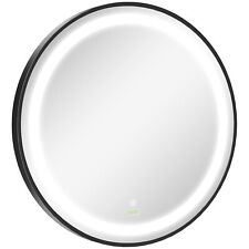 kleankin Wall Mounted Round LED Bathroom Mirror with 3 Light, Refurbished for sale  Shipping to South Africa