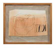 Ben Nicholson OM Original mixed media painting Curious Forms 1978 for sale  HEMEL HEMPSTEAD