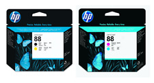 Cabeças de impressão HP 88 genuínas preto/amarelo + ciano/magenta C9381A + C9382A - IVA inc comprar usado  Enviando para Brazil