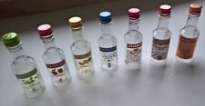 Usado, Lote de 7 botellas de licor en miniatura de plástico Smirnoff múltiples 50 ml vacías de vodka C segunda mano  Embacar hacia Argentina