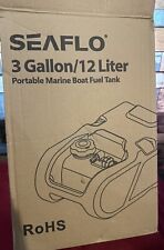 Used, 3 Gallon/12 Liter Portable Marine Boat Fuel Tank with Gauge Plastic portable gas for sale  Shipping to South Africa