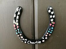 Real Lucky Decorated Personalised Horseshoe Stable Door Plaque  for sale  Shipping to South Africa