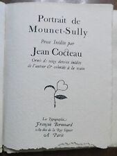 Cocteau portrait mounet d'occasion  Lunel