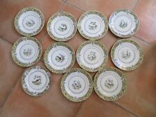 Assiettes dessert porcelaine d'occasion  Ussac