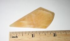 2.2" TUMBLED POLISHED NATURAL SATYALOKA YELLOW AZEZTULITE CRYSTAL STONE 15.6g *4 for sale  Shipping to South Africa