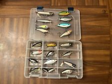 TACKLE LOT 20 BASS CRANKBAIT LURES TOPWATER RATTLE TRAP Freshwater Fishing, used for sale  Shipping to South Africa
