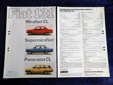 Fiat 131 prospekt gebraucht kaufen  Vechta