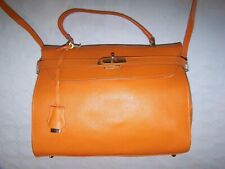 Borsa greta leather usato  Italia