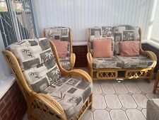 Cane conservatory furniture for sale  WHITLEY BAY