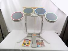 Kit de bateria Nintendo Wii Rock Band pacote + x2 jogos comprar usado  Enviando para Brazil