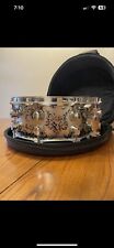Mapex 14”x5.5” Stainless Steel Tribal Etched Snare Drum, used for sale  Shipping to South Africa