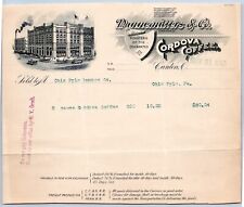 1899 dannemiller billhead for sale  Clairton