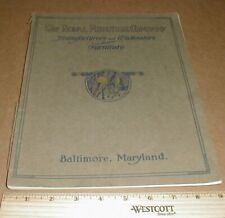 Catálogo original de Royal Furniture Co Baltimore Maryland fabricantes de colección 1920 segunda mano  Embacar hacia Argentina