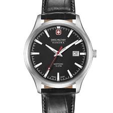 Relógio masculino suíço militar Hanowa mostrador preto quartzo 06-4303.04.007 comprar usado  Enviando para Brazil