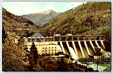 Usado, Cartão postal Brilliant Dam Castlegar vintage British Columbia Kootenay River Nelson comprar usado  Enviando para Brazil