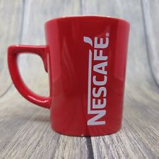 Used, Retro Nescafe Red and White Coffee Mug Cup for sale  Shipping to South Africa