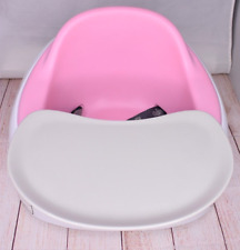 Bumbo Baby Toddler Adjustable 3-in-1 Booster Seat/High Chair & Tray  Pink /White, used for sale  Shipping to South Africa