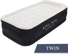 Brand New King Koil Luxury Twin Air Mattress with Built-in High Speed Pump 20”, used for sale  Shipping to South Africa