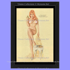 1960ca illustrazione erotica usato  Italia