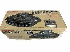 Radio Shack Sherman Tanque De Colección Radio Controlada con Caja Probada Funcionando 1984 segunda mano  Embacar hacia Argentina