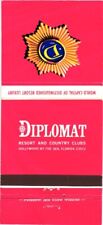 Usado, Capa de livro de fósforos vintage Diplomat Resort and Country Clubs Hollywood by-the-Sea comprar usado  Enviando para Brazil