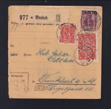Reich paketkarte 1922 gebraucht kaufen  Frankfurt