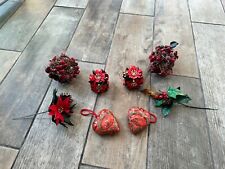 Poinsettia heart paper for sale  BROUGH