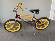 Vintage 1980s Schwinn Brown and Yellow BMX Bike. Tuff Wheels. Good condition for sale  Carroll