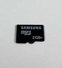 Tarjeta de memoria flash Samsung 2 GB Micro SD para tabletas teléfonos inteligentes Android segunda mano  Embacar hacia Argentina