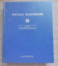 ASM Metals Handbook Vol 5 Forjamento e Fundição 8ª Edição HC 1970 Metalurgia comprar usado  Enviando para Brazil